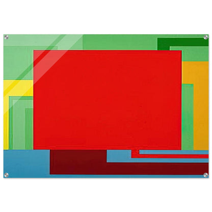 Soul Control - 1991 - Peter Halley Acrylic Print - 70x100 cm / 28x40″ inches