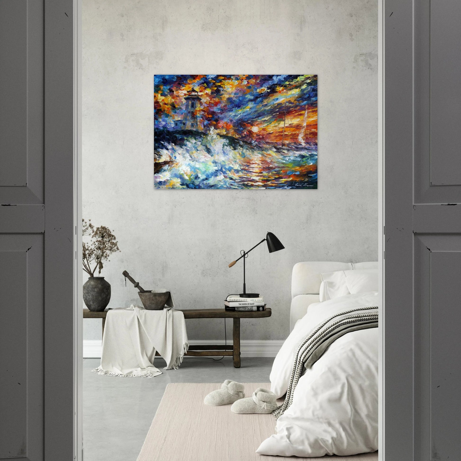Leonid Afremov - Leonid Afremov Brushed Aluminum Print - 70x100 cm / 28x40 inches | Leonid Afremov Aluminum Print | Leonid Afremov Prints