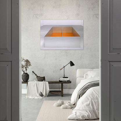 Untitled Menziken - 1989 - Donald Judd Brushed Aluminum Print - 70x100 cm / 28x40 inches | Donald Judd Aluminum Print | Donald Judd Prints