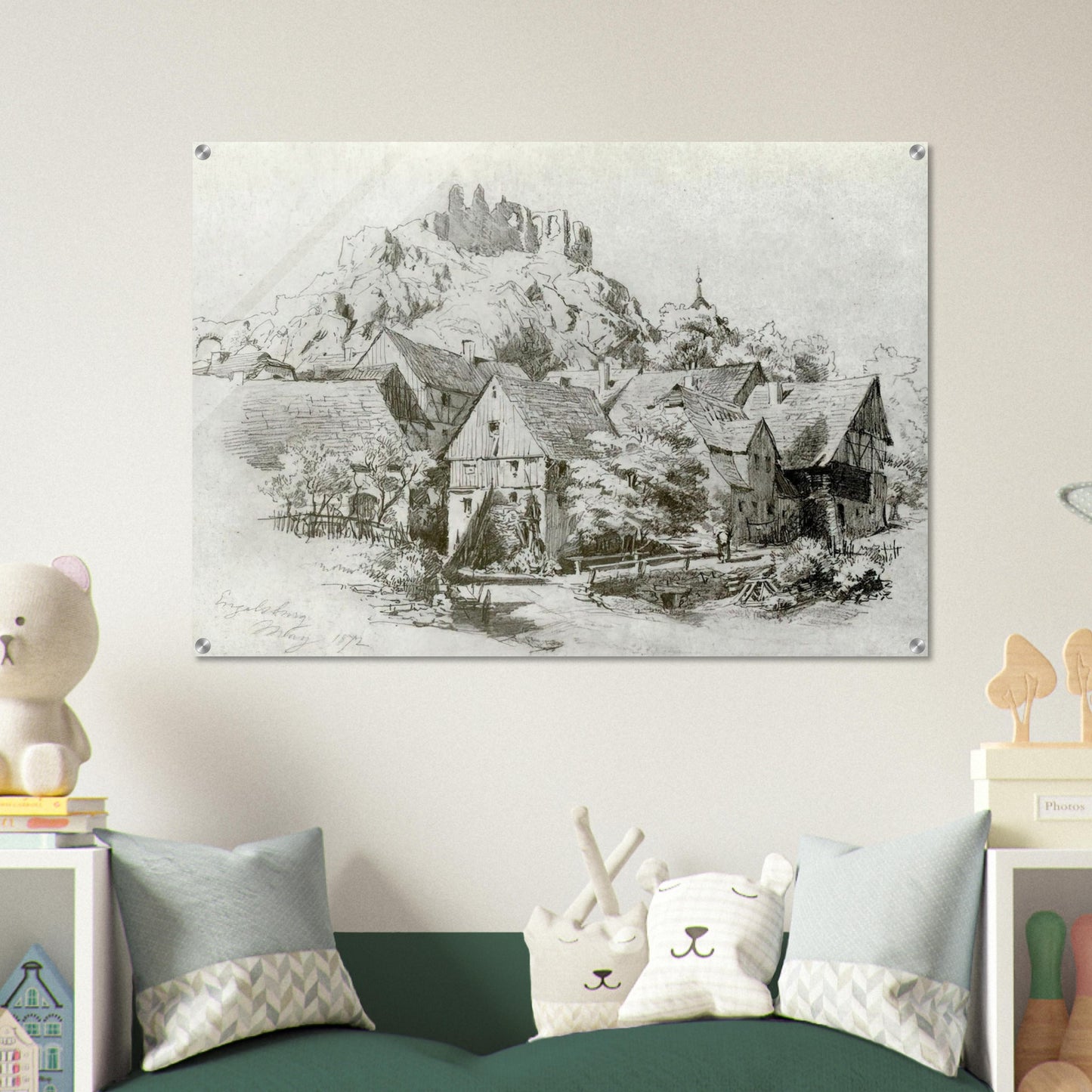 Engelsburg - John Singer Sargent Acrylic Print - 70x100 cm / 28x40″ inches