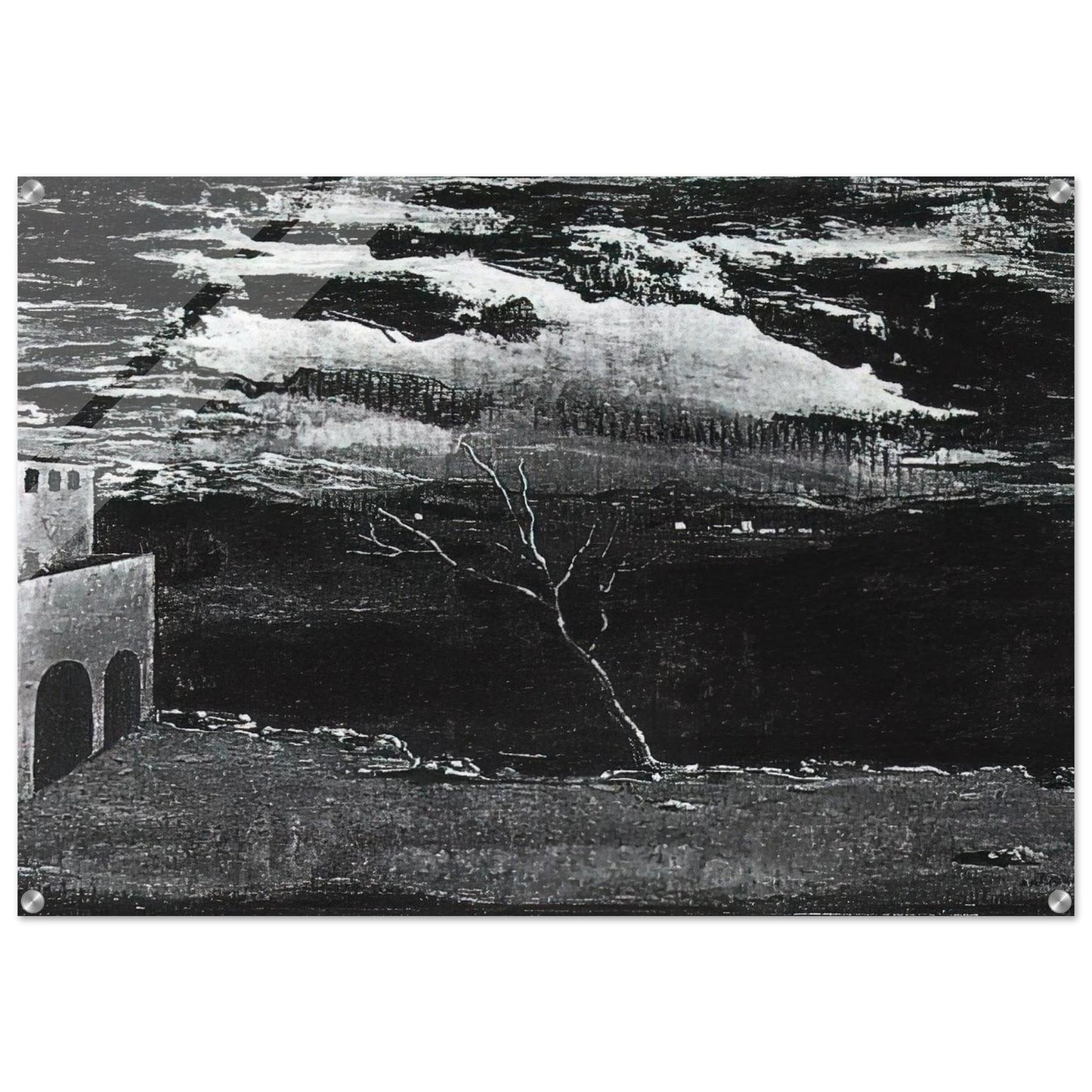 LANDSCAPE NEAR AMPURDAN - Salvador Dali Acrylic Print - 70x100 cm / 28x40″ inches | Salvador Dali Wall Art | Salvador Dali Prints