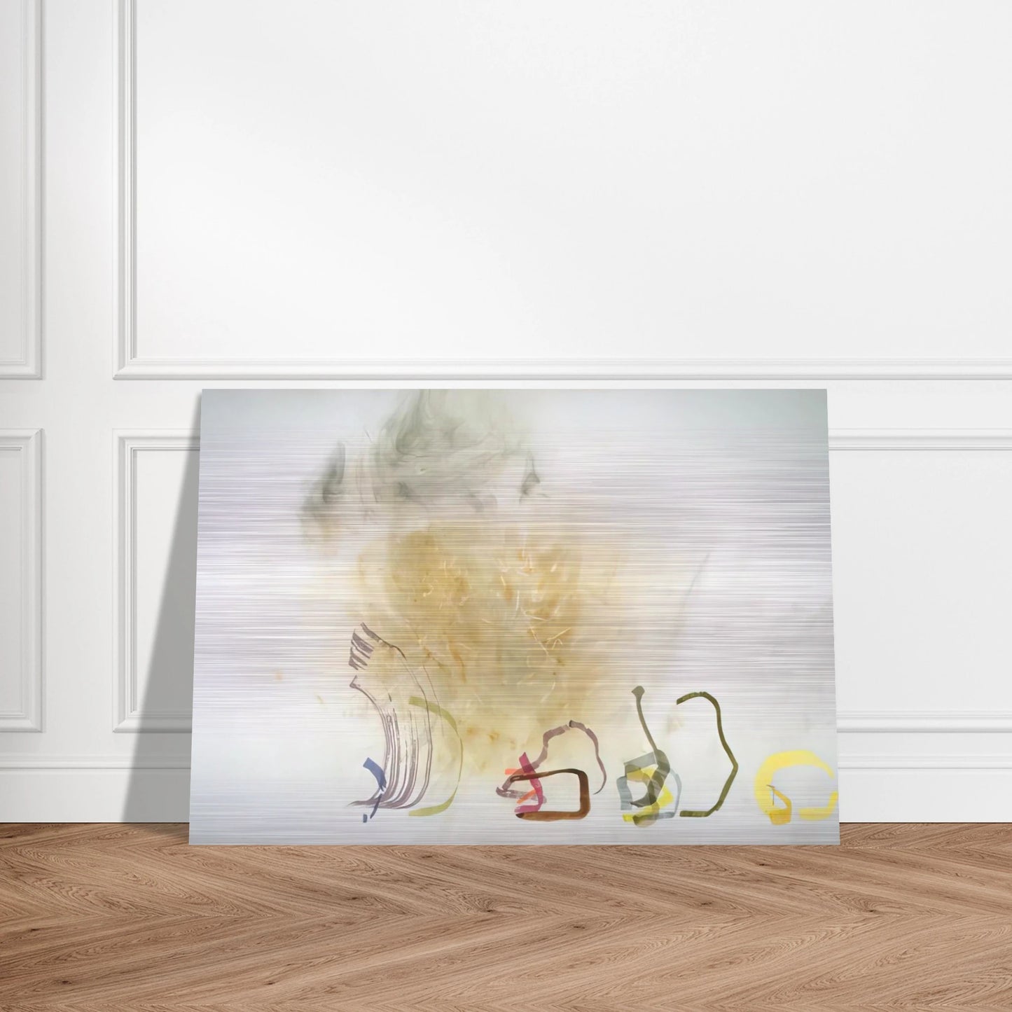River Rocks and Smoke, #1, 41190 - 1990 - John Cage Brushed Aluminum Print - 70x100 cm / 28x40 inches | John Cage Aluminum Print | John Cage Prints