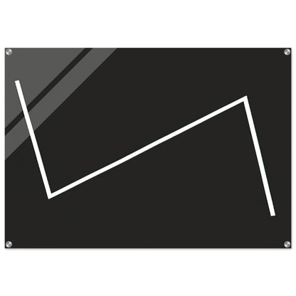 Yesterday - 1987 - Carmen Herrera Acrylic Print - 70x100 cm / 28x40″ inches | Carmen Herrera Wall Art | Carmen Herrera Prints