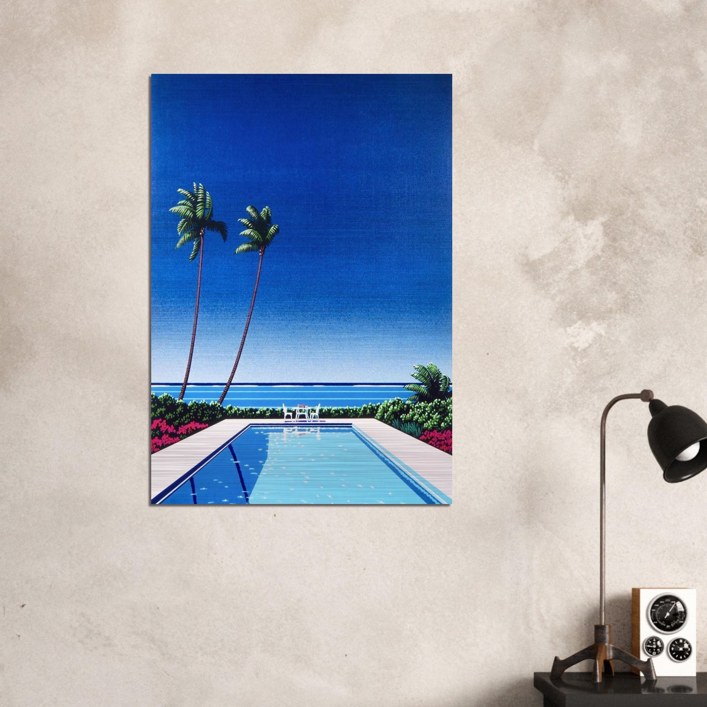 Watermelon Pool - Hiroshi Nagai Brushed Aluminum Print - 70x100 cm / 28x40 inches | Hiroshi Nagai Aluminum Print | Hiroshi Nagai Prints