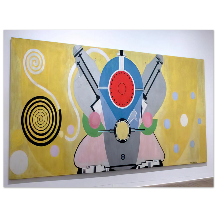 Sonia Delaunay - MOTEUR D AVION DECORATION POUR LE PALAIS DE L AIR EXPOSITION INTERNATIONALE DES ARTS ET DES 1937  75x100 cm / 30x40inches Fine Art Poster