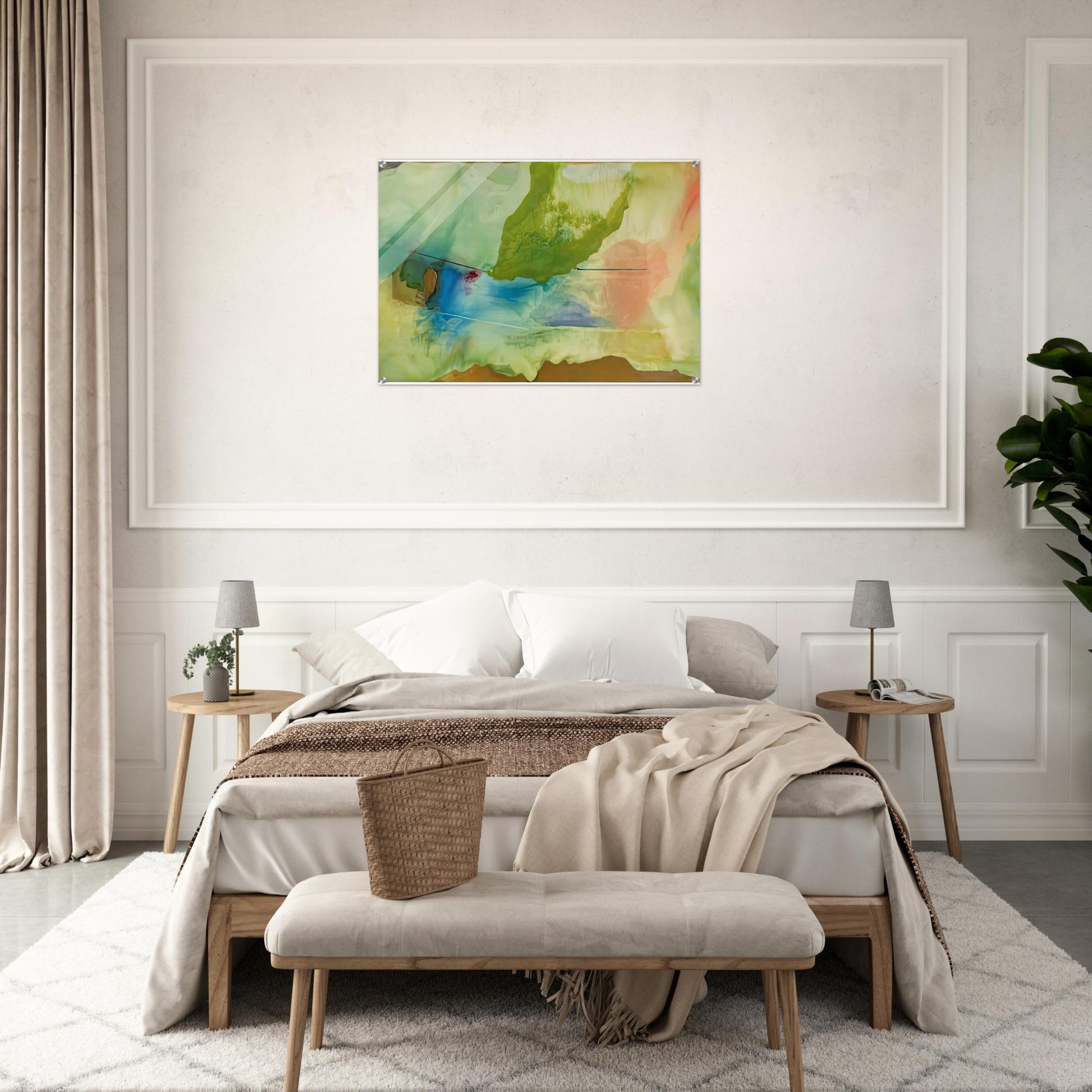 Hint from Bassano, 1973- - Helen Frankenthaler Acrylic Print - 70x100 cm / 28x40″ inches | Helen Frankenthaler Wall Art | Helen Frankenthaler Prints