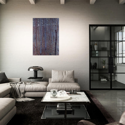 BUCHENHAIN - Gustav Klimt Brushed Aluminum Print - 70x100 cm / 28x40 inches | Gustav Klimt Aluminum Print | Gustav Klimt Prints