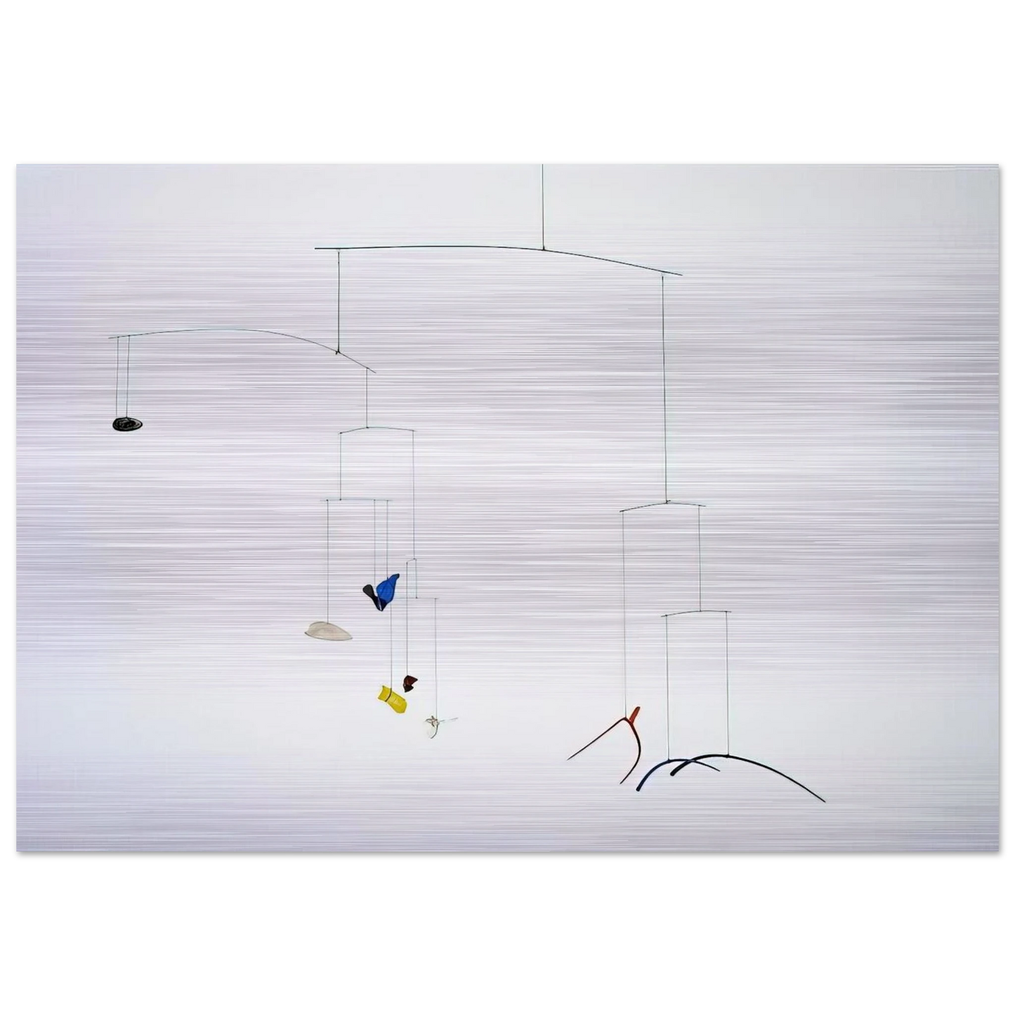 TINES 1943 - Alexander Calder Brushed Aluminum Print - 70x100 cm / 28x40 inches | Alexander Calder Aluminum Print | Alexander Calder Prints