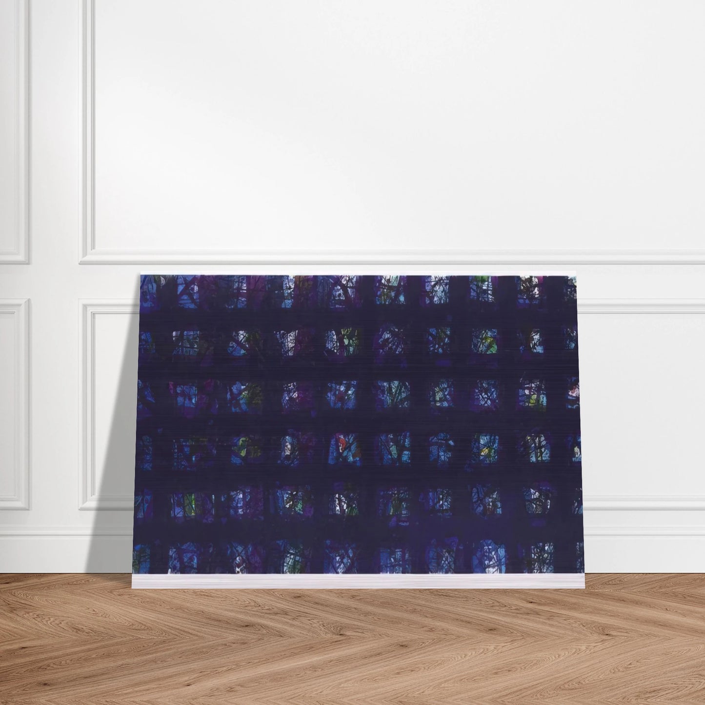 La Notte - Sam Francis Brushed Aluminum Print - 70x100 cm / 28x40 inches | Sam Francis Aluminum Print | Sam Francis Prints