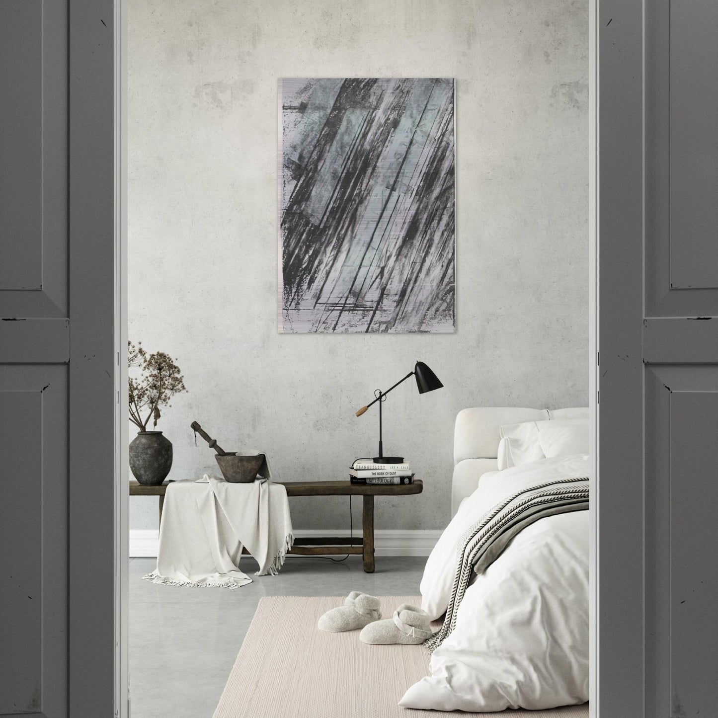 Untitled  Bastian 38  - Cy Twombly Brushed Aluminum Print - 70x100 cm / 28x40 inches | Cy Twombly Aluminum Print | Cy Twombly Prints