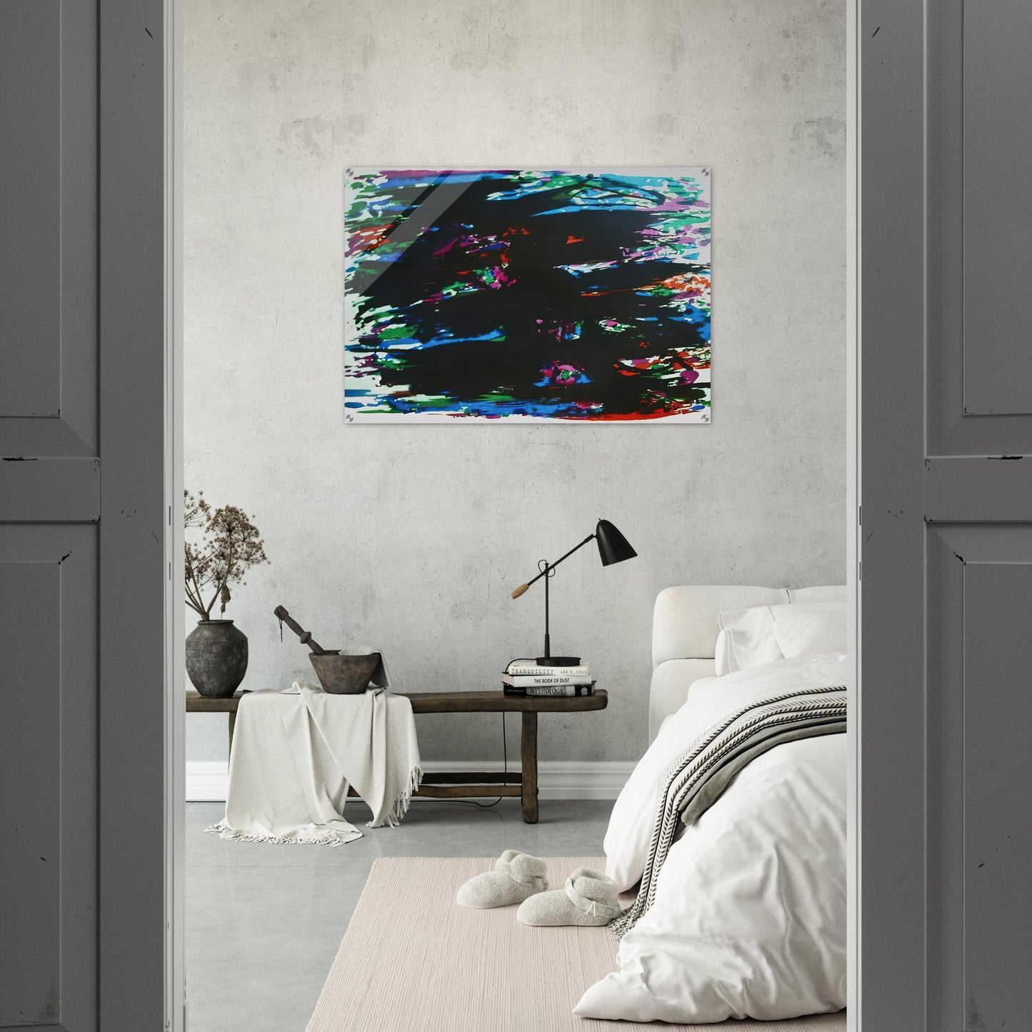 Les Jardin des oliviers - 1978 - Alfred Manessier Acrylic Print - 70x100 cm / 28x40″ inches | Alfred Manessier Wall Art | Alfred Manessier Prints