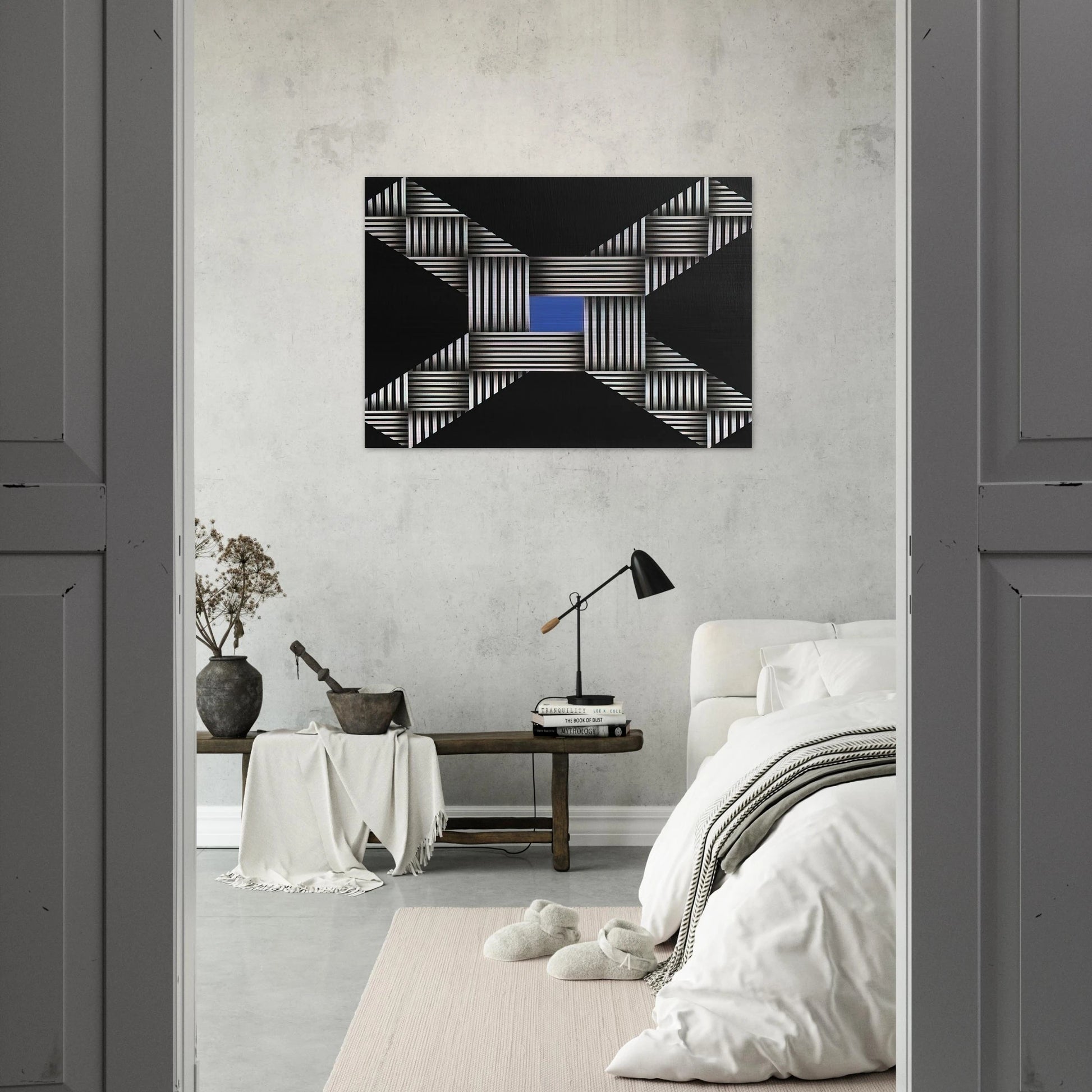 O.V.N.I. - 1967 - Omar Rayo Brushed Aluminum Print - 70x100 cm / 28x40 inches | Omar Rayo Aluminum Print | Omar Rayo Prints