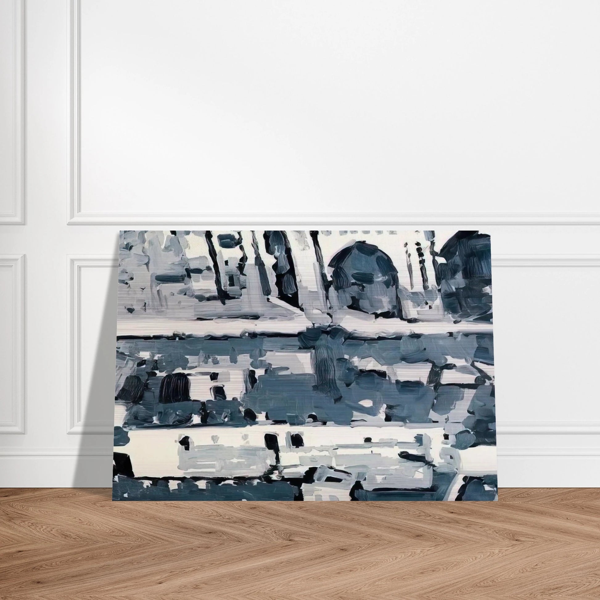TOWNSCAPE M4 1968 - Gerhard Richter Brushed Aluminum Print - 70x100 cm / 28x40 inches | Gerhard Richter Aluminum Print | Gerhard Richter Prints
