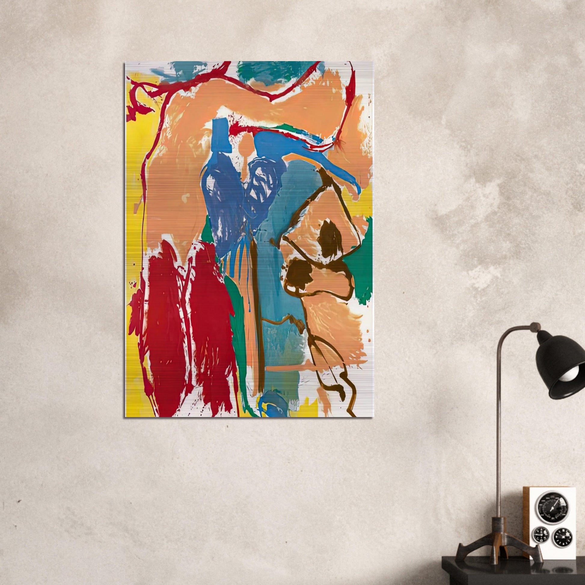 Mediterranean Thoughts, 1960- - Helen Frankenthaler Brushed Aluminum Print - 70x100 cm / 28x40 inches | Helen Frankenthaler Aluminum Print | Helen Frankenthaler Prints