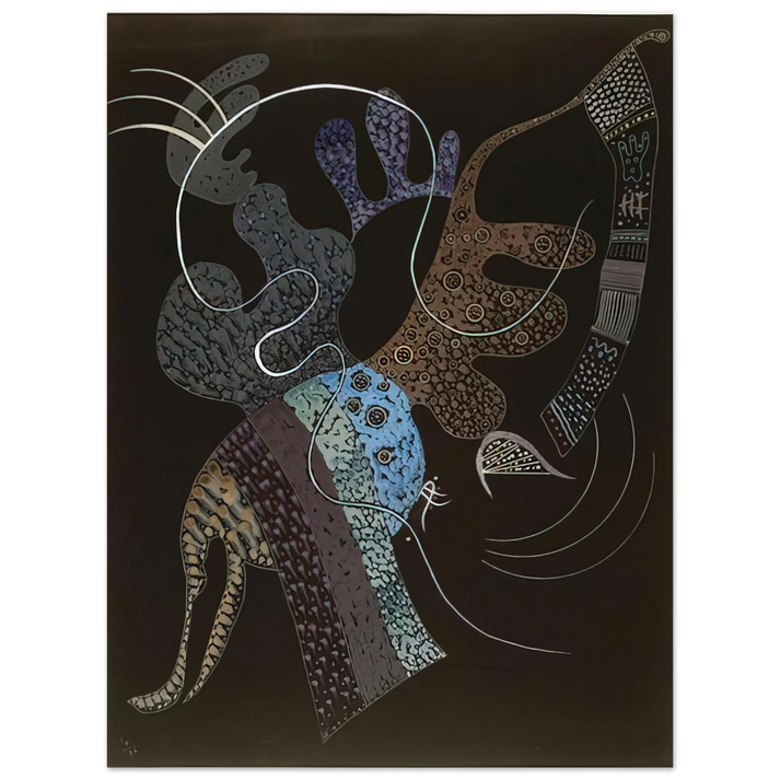 Wassily Kandinsky - WHITE LINE 1936  75x100 cm / 30x40inches Fine Art Poster