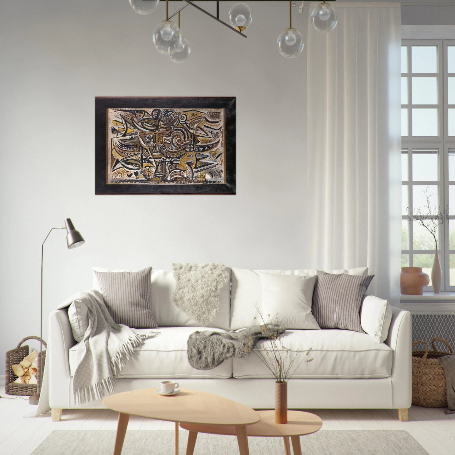 Bird in the Wind - Richard Pousette-Dart Brushed Aluminum Print - 70x100 cm / 28x40 inches | Richard Pousette-Dart Aluminum Print | Richard Pousette-Dart Prints