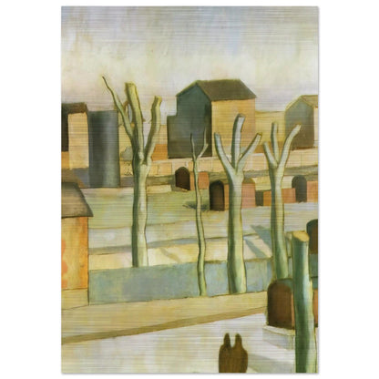 THE STATION AT FIGUERAS - Salvador Dali Brushed Aluminum Print - 70x100 cm / 28x40 inches | Salvador Dali Aluminum Print | Salvador Dali Prints