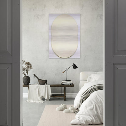 White Plaque. Bridge Arch and Reflection - Ellsworth Kelly Brushed Aluminum Print - 70x100 cm / 28x40 inches | Ellsworth Kelly Aluminum Print | Ellsworth Kelly Prints