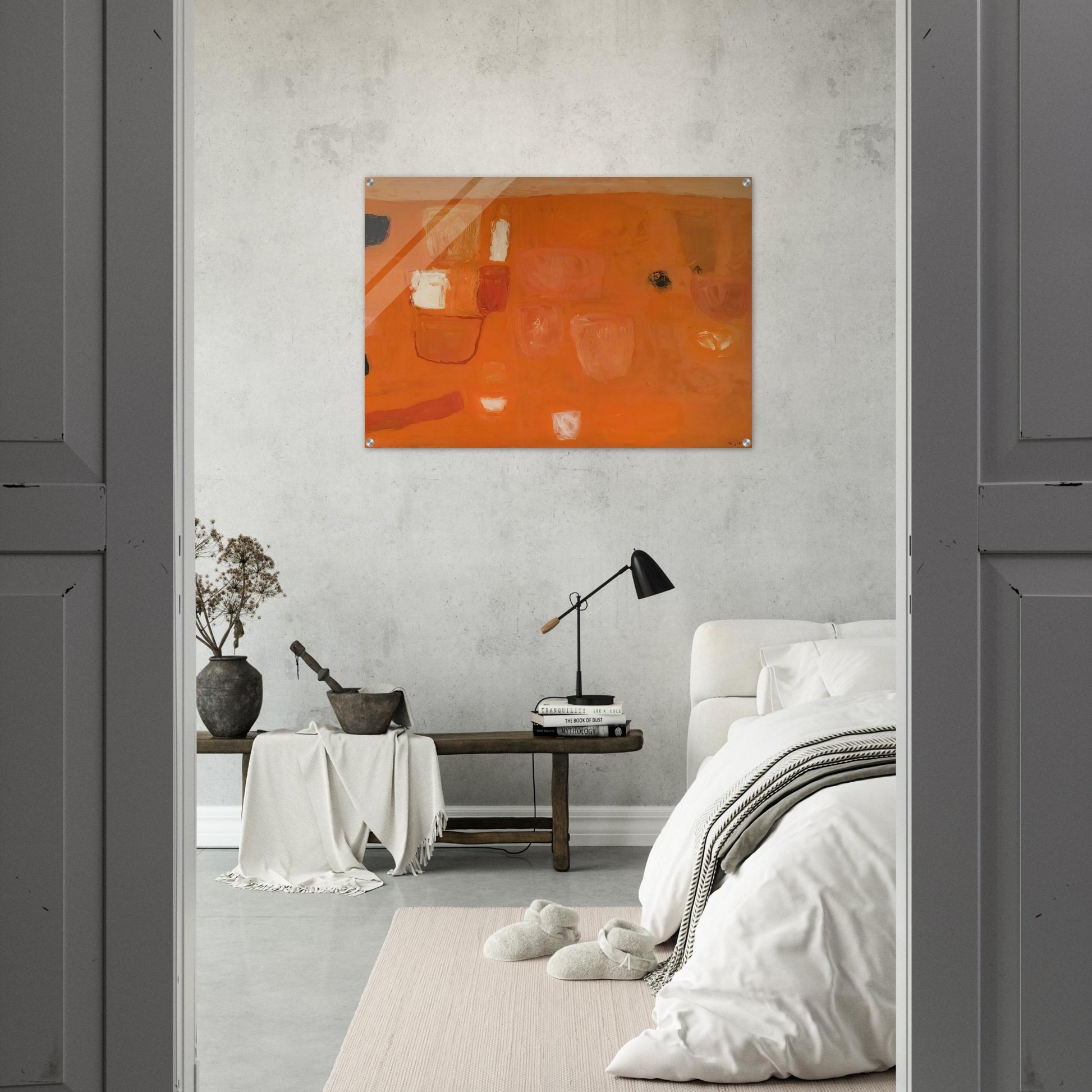 Orange and Red - 1957 - William Scott Acrylic Print - 70x100 cm / 28x40″ inches