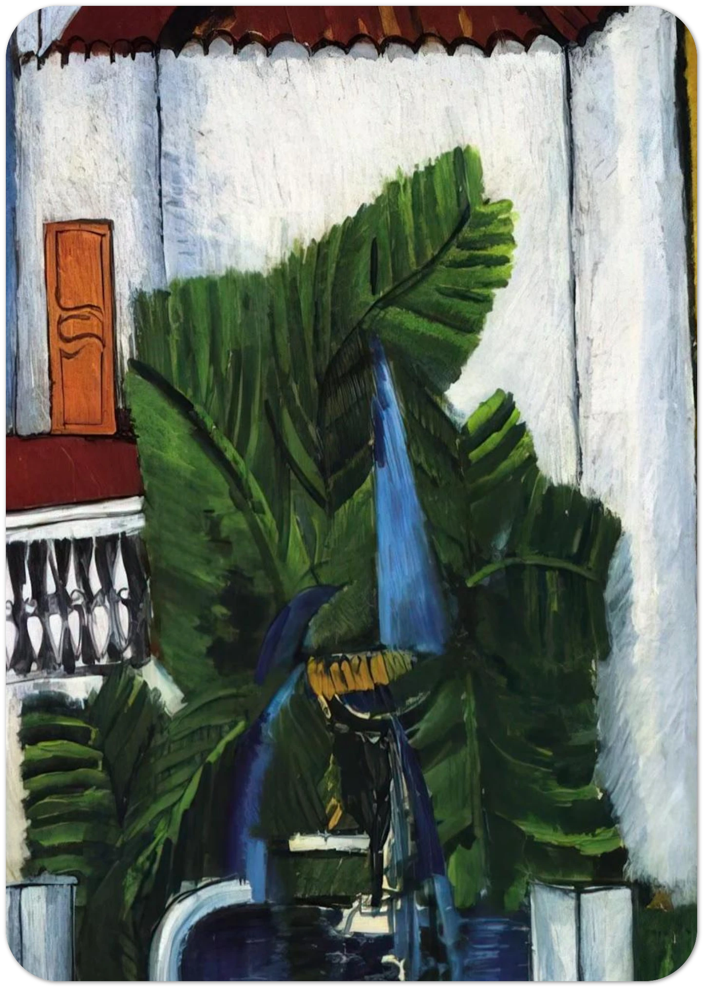 FOUNTAIN IN AVIGNON 1913 By Raoul Dufy Pack of 10 Post Cards | Raoul Dufy Post Cards | A6 (10.5 x 14.8 cm) - 4.1 x 5.8 inches