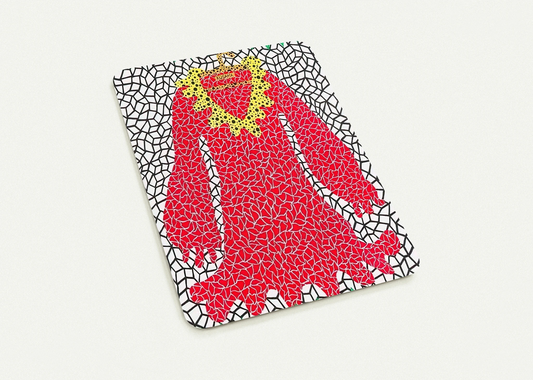 DRESS 1982 By Yayoi Kusama Pack of 10 Post Cards | Yayoi Kusama Post Cards | A6 (10.5 x 14.8 cm) - 4.1 x 5.8 inches