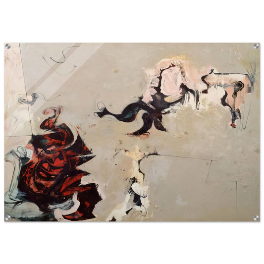 Untitled - 1959 - Hassel Smith Acrylic Print - 70x100 cm / 28x40″ inches