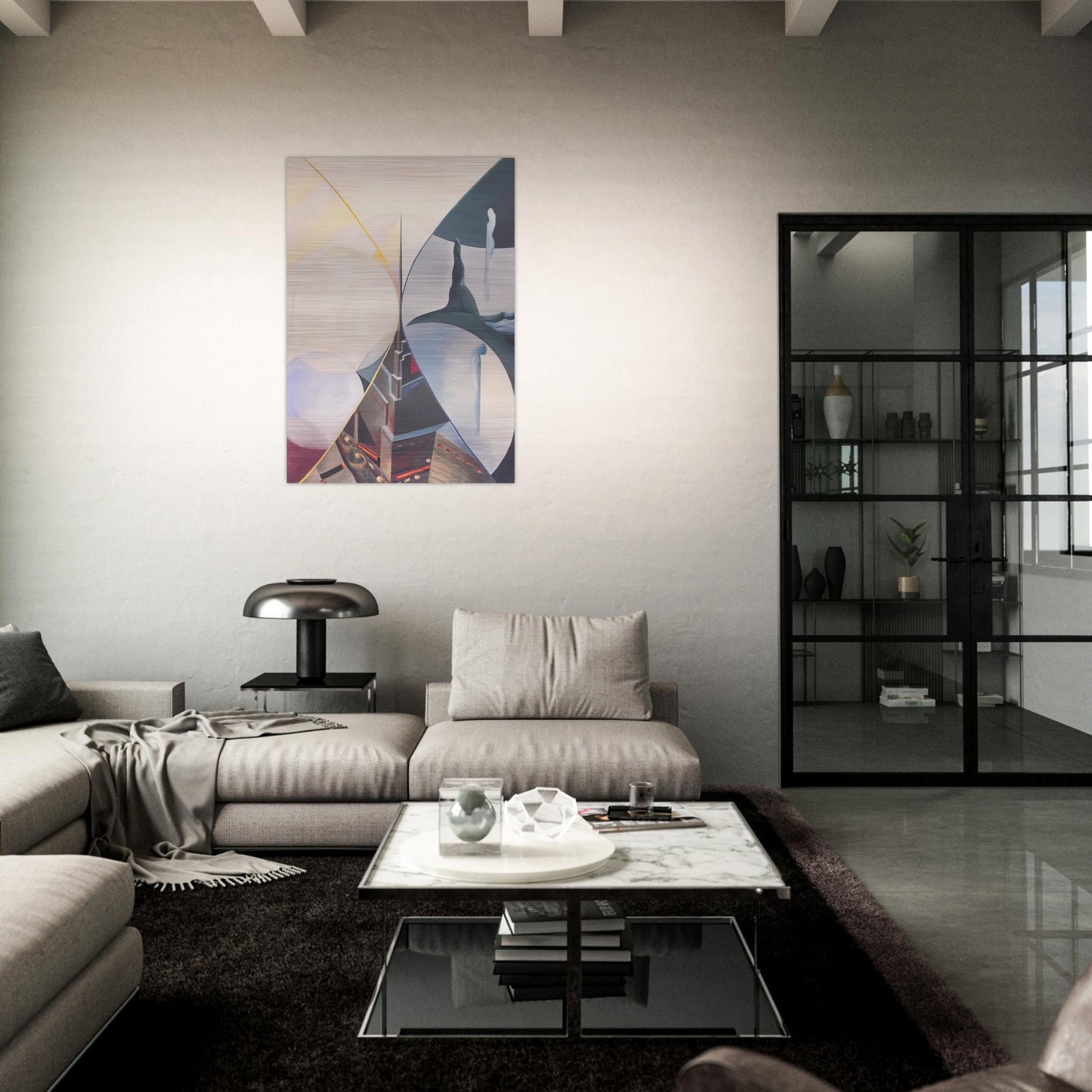 Il Grande X - 1931 Italy - Benedetta Cappa Brushed Aluminum Print - 70x100 cm / 28x40 inches | Benedetta Cappa Aluminum Print | Benedetta Cappa Prints