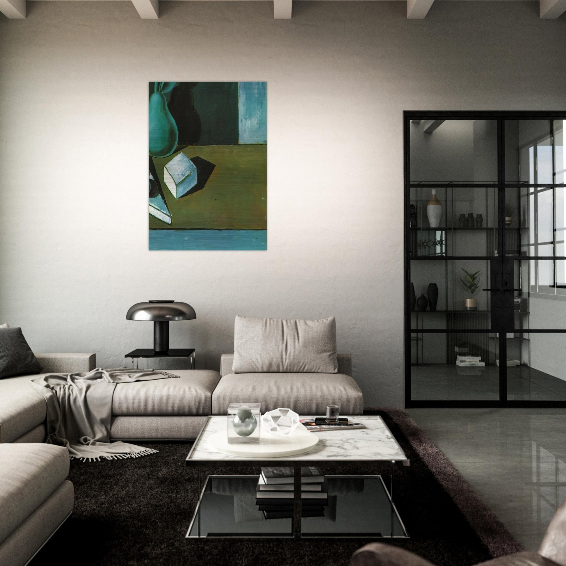 STILL LIFE 5 - Salvador Dali Brushed Aluminum Print - 70x100 cm / 28x40 inches | Salvador Dali Aluminum Print | Salvador Dali Prints