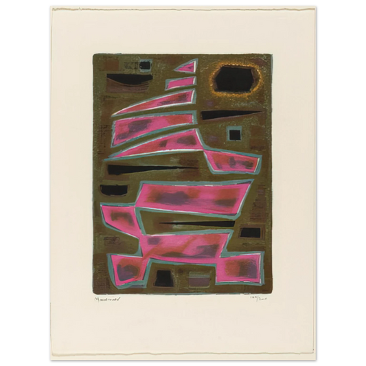 Alfred Manessier - Twilight - 1950  75x100 cm / 30x40inches Fine Art Poster