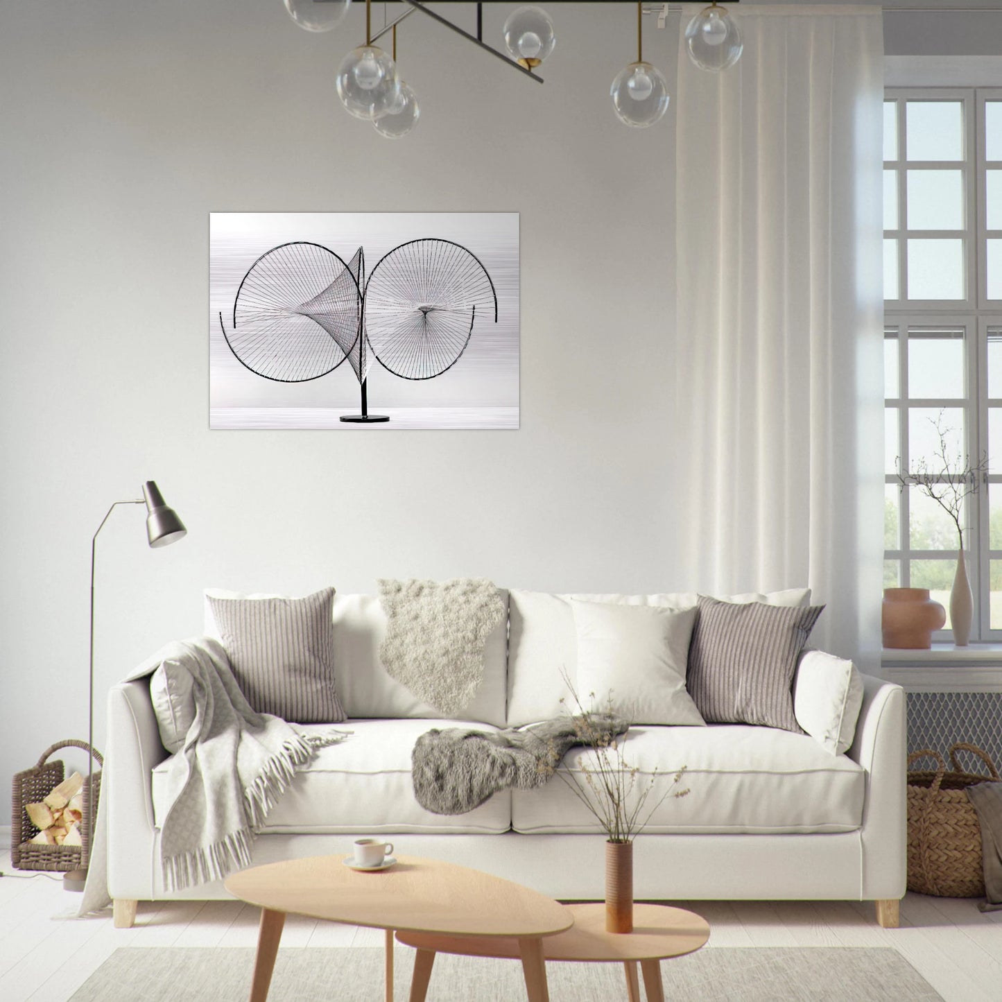 Hyperbolic surfaces - 1959 - Tomas Maldonado Brushed Aluminum Print - 70x100 cm / 28x40 inches | Tomas Maldonado Aluminum Print | Tomas Maldonado Prints
