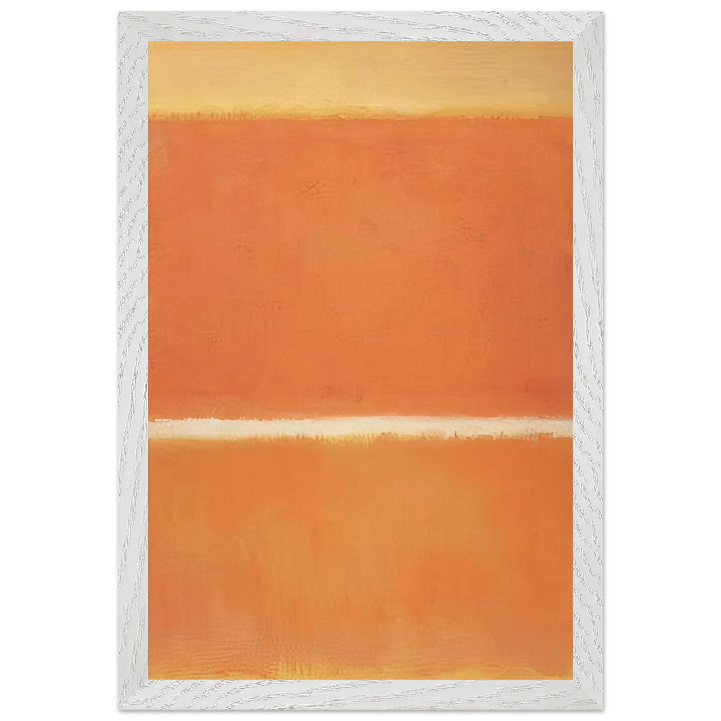 Mark Rothko - No.11 - 1963 Wall Art - 30x40 cm / 12x16 inches - Premium Wooden Framed Poster With Fine Art Paper - Black frame