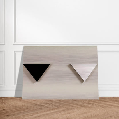 MIRROR OBJECT 1973 - BLINKY PALERMO Brushed Aluminum Print - 70x100 cm / 28x40 inches | BLINKY PALERMO Aluminum Print | BLINKY PALERMO Prints