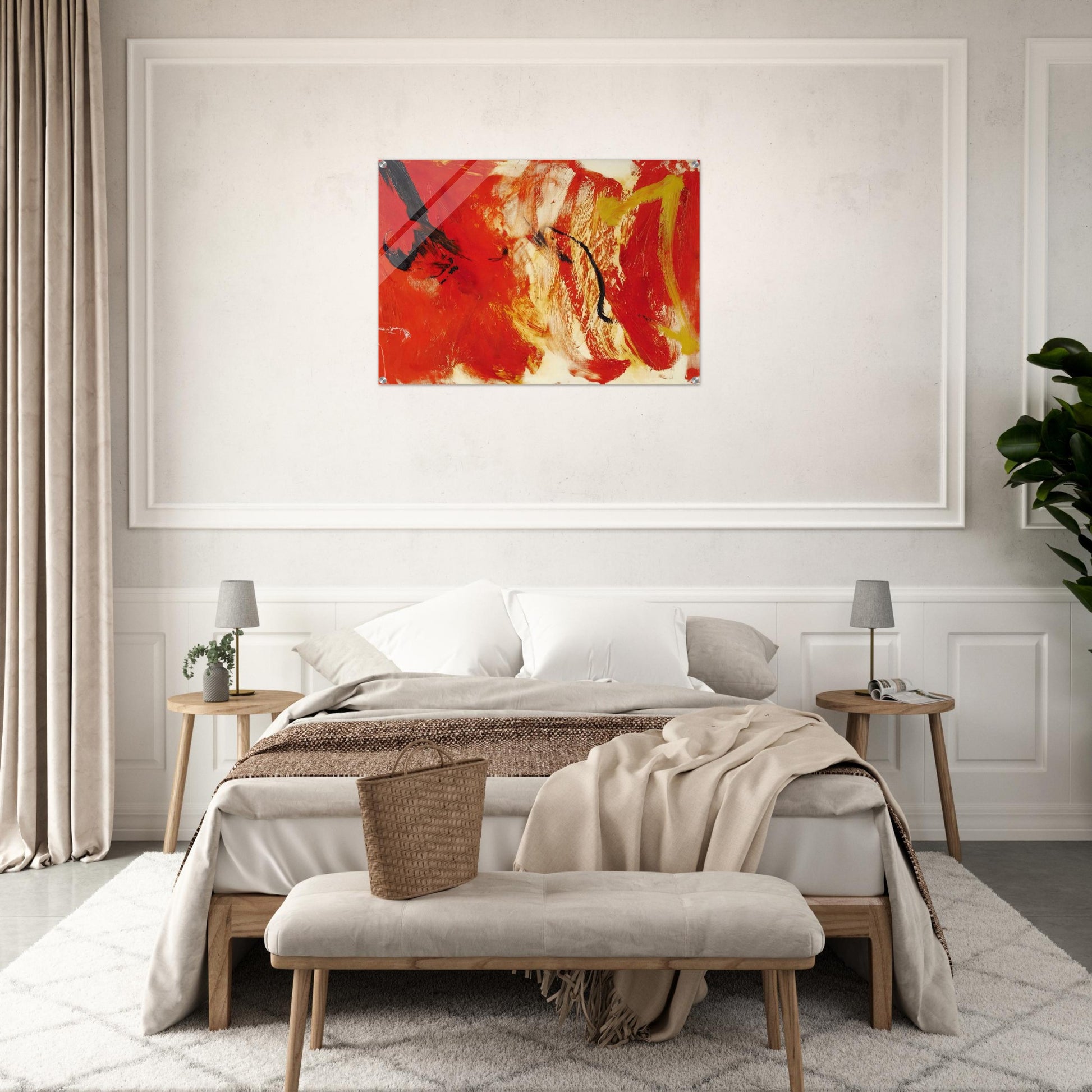 Untitled - 1960 - Jiro Yoshihara Acrylic Print - 70x100 cm / 28x40″ inches