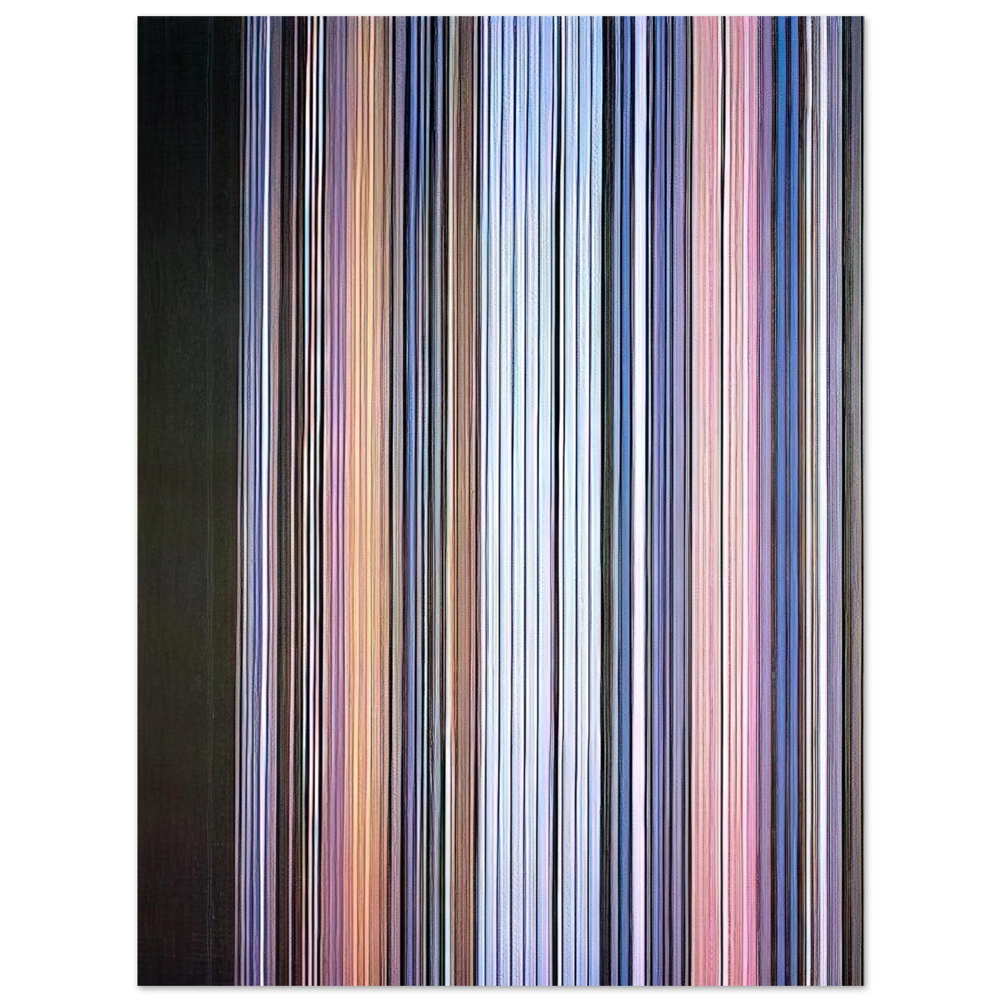 Gene Davis - Moroccan Wedding - 1972  75x100 cm / 30x40inches Fine Art Poster