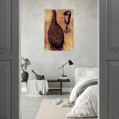 IL FIASCO 1915 - Carlo Carra Brushed Aluminum Print - 70x100 cm / 28x40 inches | Carlo Carra Aluminum Print | Carlo Carra Prints