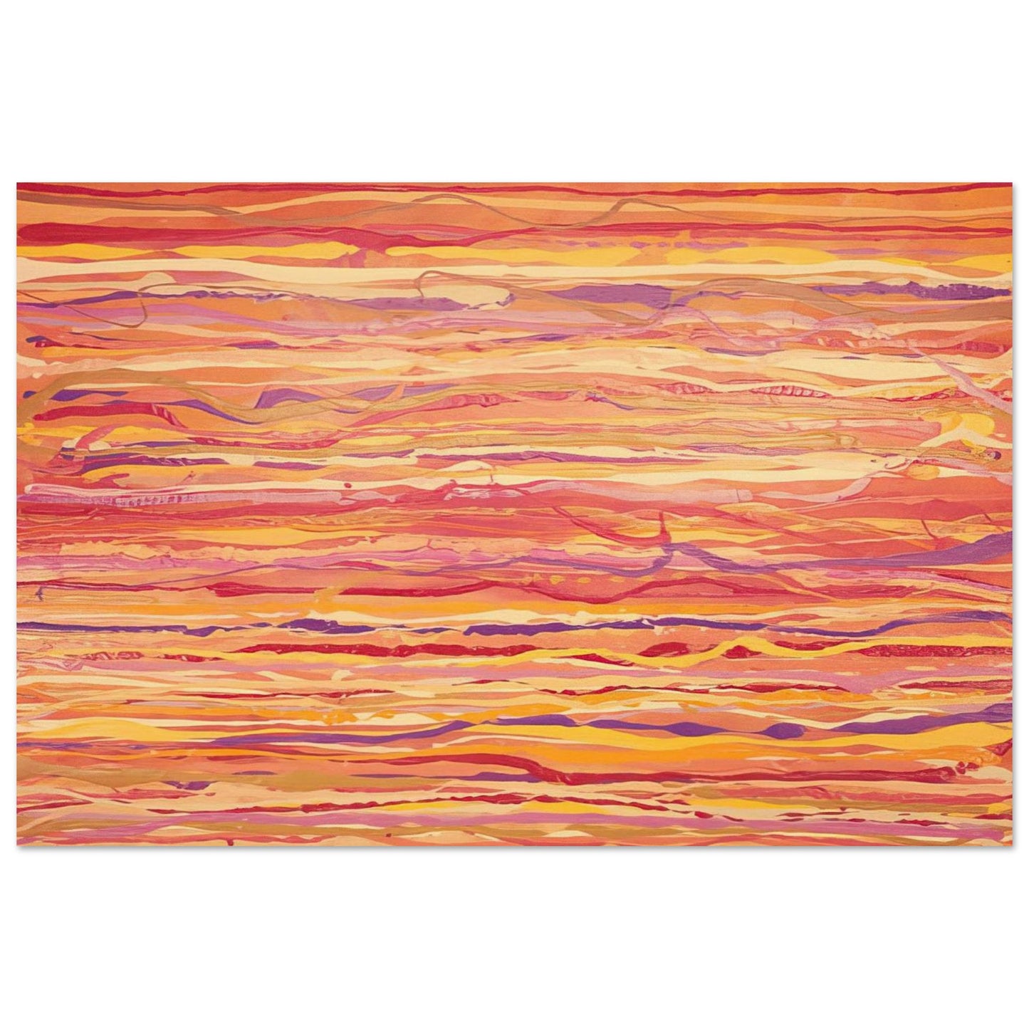 All Over Pour Painting - 1969 - Ronnie Landfield Art Prints - 100x150 cm / 40x60″ inches | Ronnie Landfield Poster | Ronnie Landfield Prints