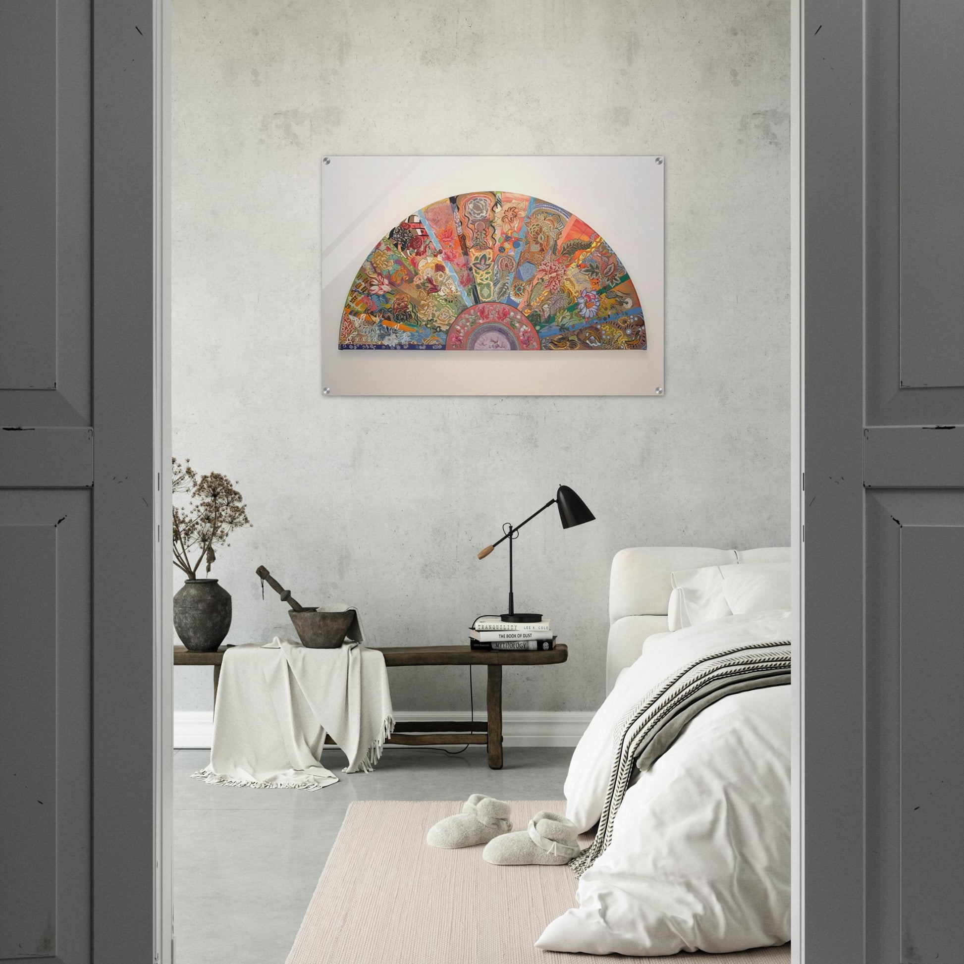 Pleasure Dome - 2003 - Miriam Schapiro Acrylic Print - 70x100 cm / 28x40″ inches | Miriam Schapiro Wall Art | Miriam Schapiro Prints