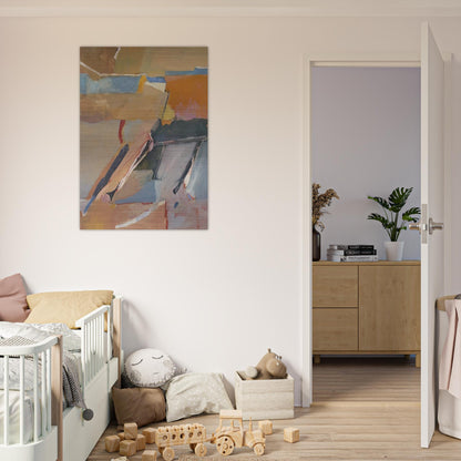 Berkeley #8 - Richard Diebenkorn Brushed Aluminum Print - 70x100 cm / 28x40 inches | Richard Diebenkorn Aluminum Print | Richard Diebenkorn Prints