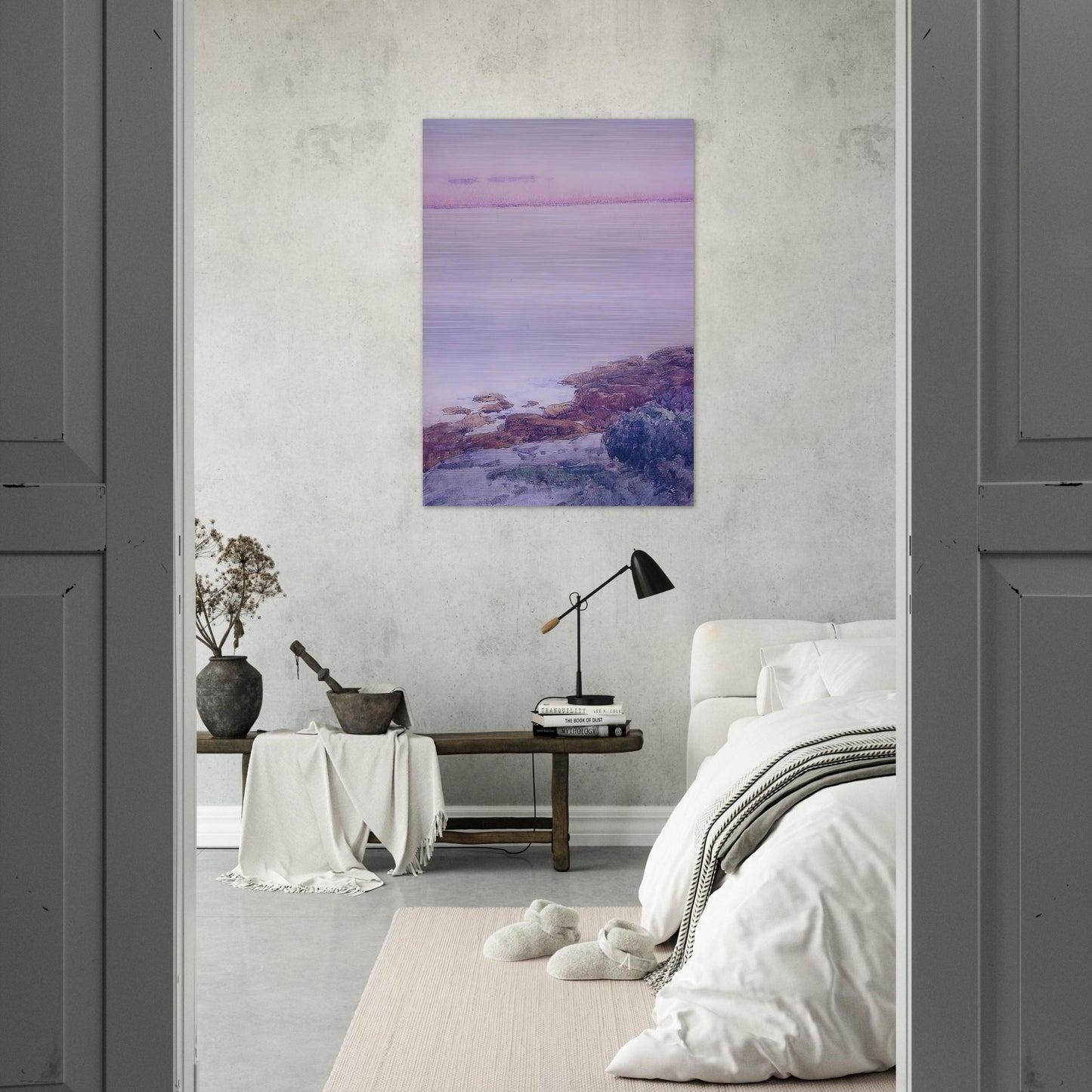 Isles of Shoals - Childe Hassam Brushed Aluminum Print - 70x100 cm / 28x40 inches | Childe Hassam Aluminum Print | Childe Hassam Prints