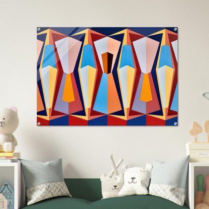 Stage II - 1958 - Karl Benjamin Acrylic Print - 70x100 cm / 28x40″ inches | Karl Benjamin Wall Art | Karl Benjamin Prints
