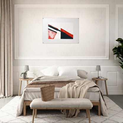 WHO KNOWS THE BEGINNING AND WHO KNOWS THE END I 1976 - BLINKY PALERMO Acrylic Print - 70x100 cm / 28x40″ inches
