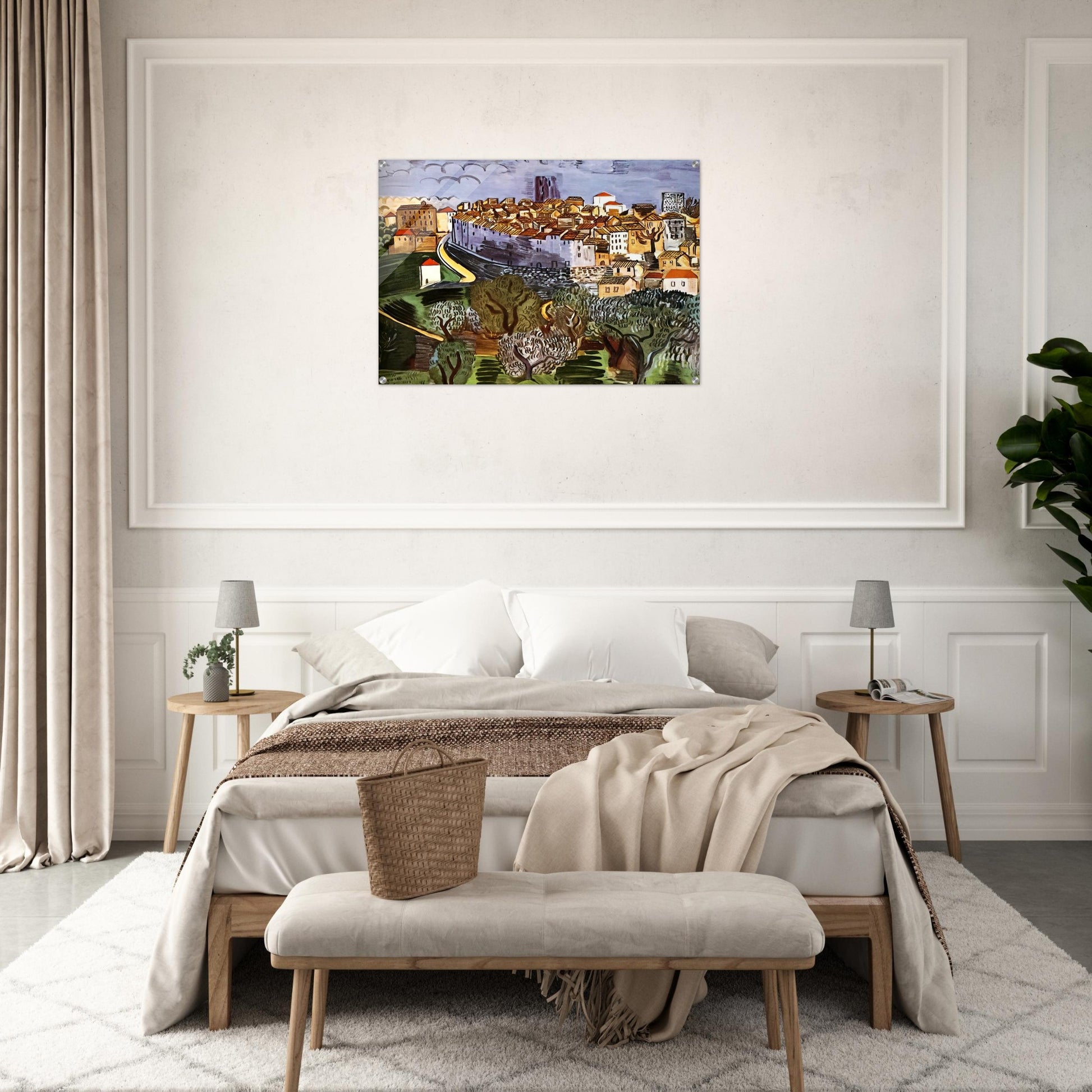 VENCE 1923 - Raoul Dufy Acrylic Print - 70x100 cm / 28x40″ inches