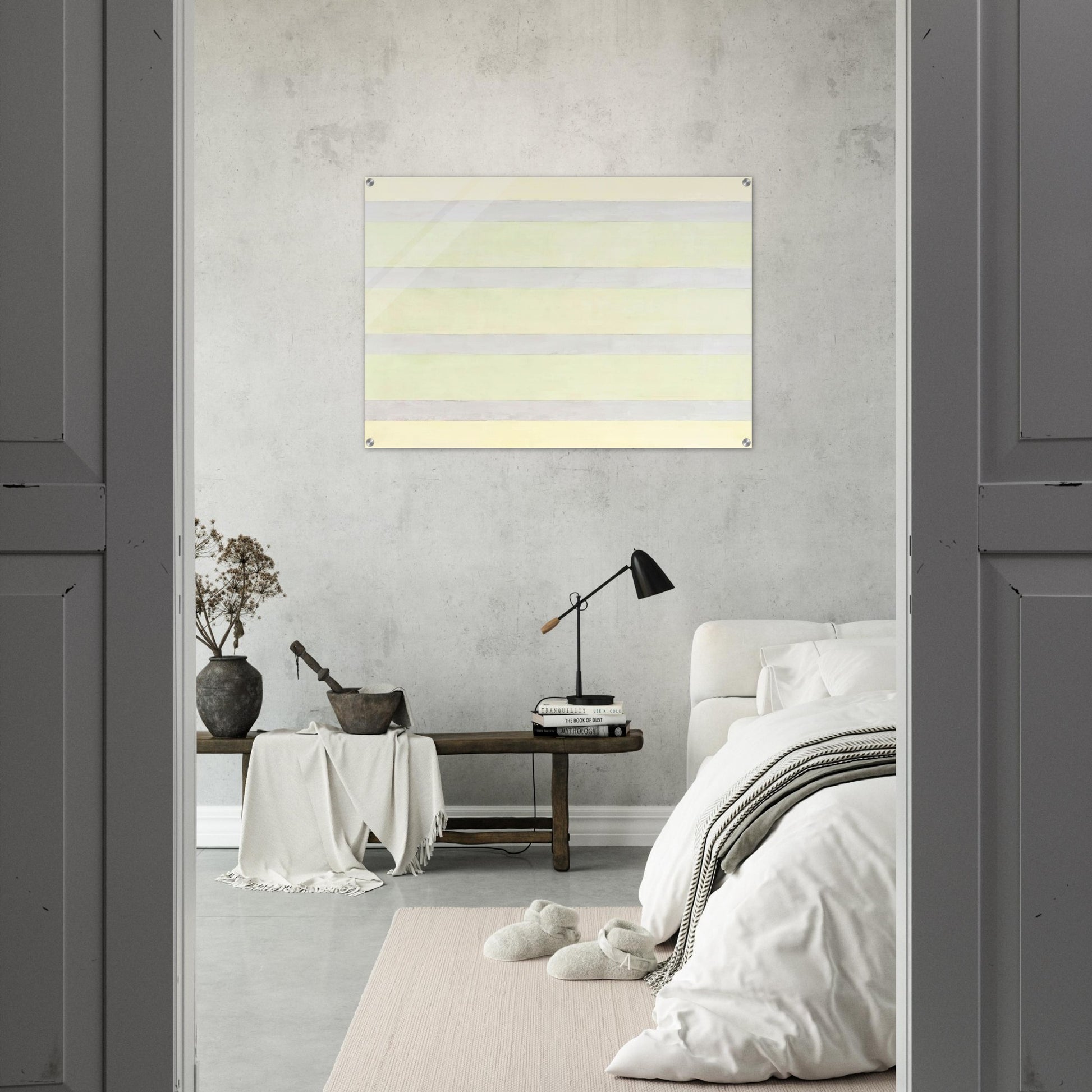 Untitled #11 - Agnes Martin Acrylic Print - 70x100 cm / 28x40″ inches