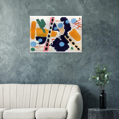 Untitled - 1954 - Ernst Wilhelm Nay Brushed Aluminum Print - 70x100 cm / 28x40 inches | Ernst Wilhelm Nay Aluminum Print | Ernst Wilhelm Nay Prints