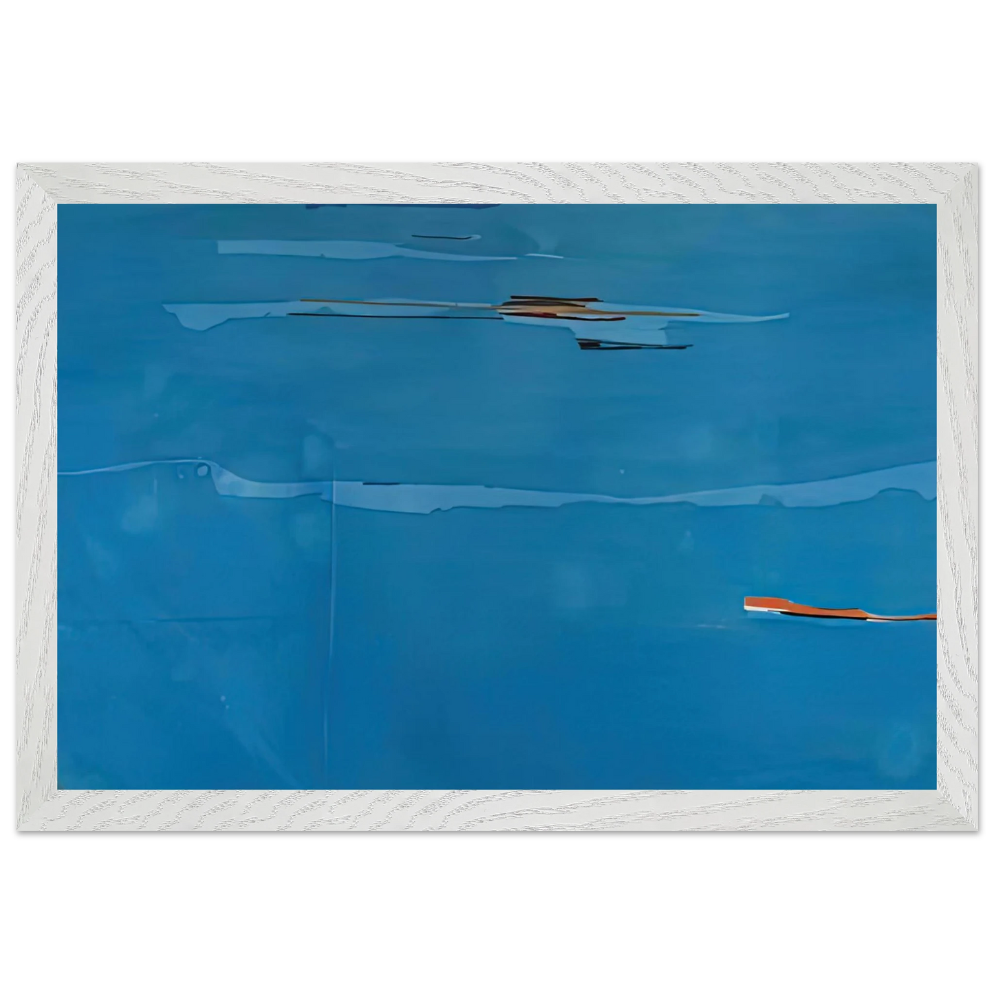 Helen Frankenthaler - Ocean Drive West #1, 1974- Wall Art - 21x29.7 cm / 8x12" - Premium Wooden Framed Poster With Fine Art Paper-canvas - Wood frame