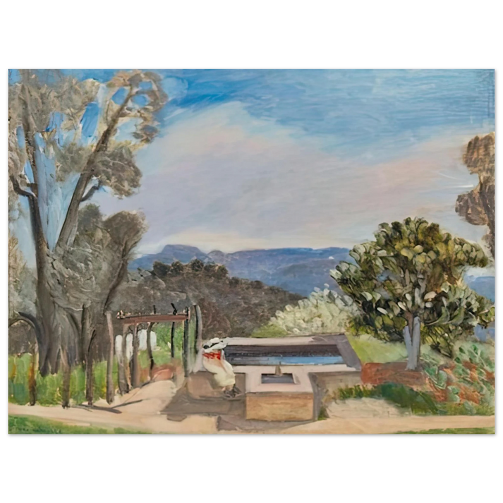 Henri Matisse - LE VIVIER PAYSAGE DE PROVENCE 1923  75x100 cm / 30x40inches Fine Art Poster