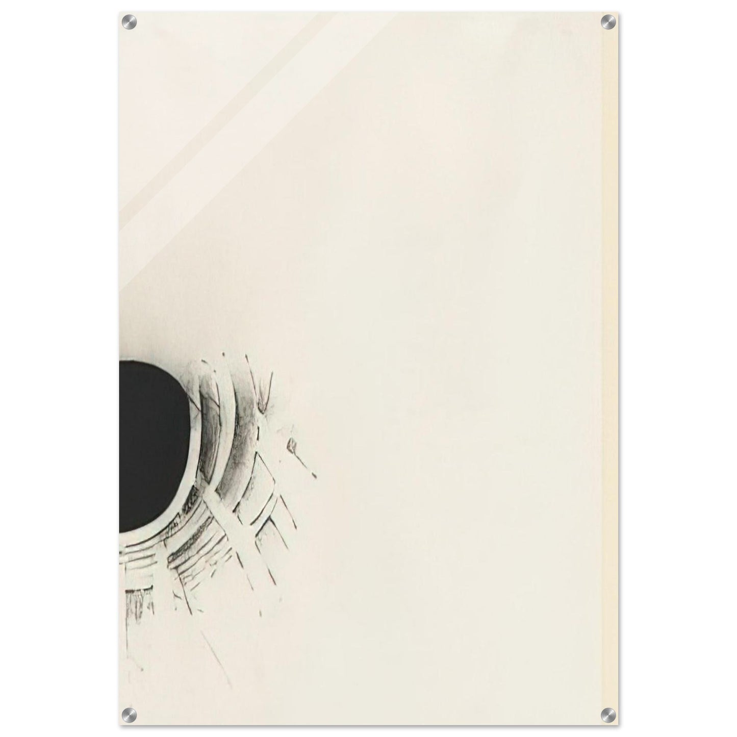 UNTITLED 1960 1 - Lee Bontecou Acrylic Print - 70x100 cm / 28x40″ inches