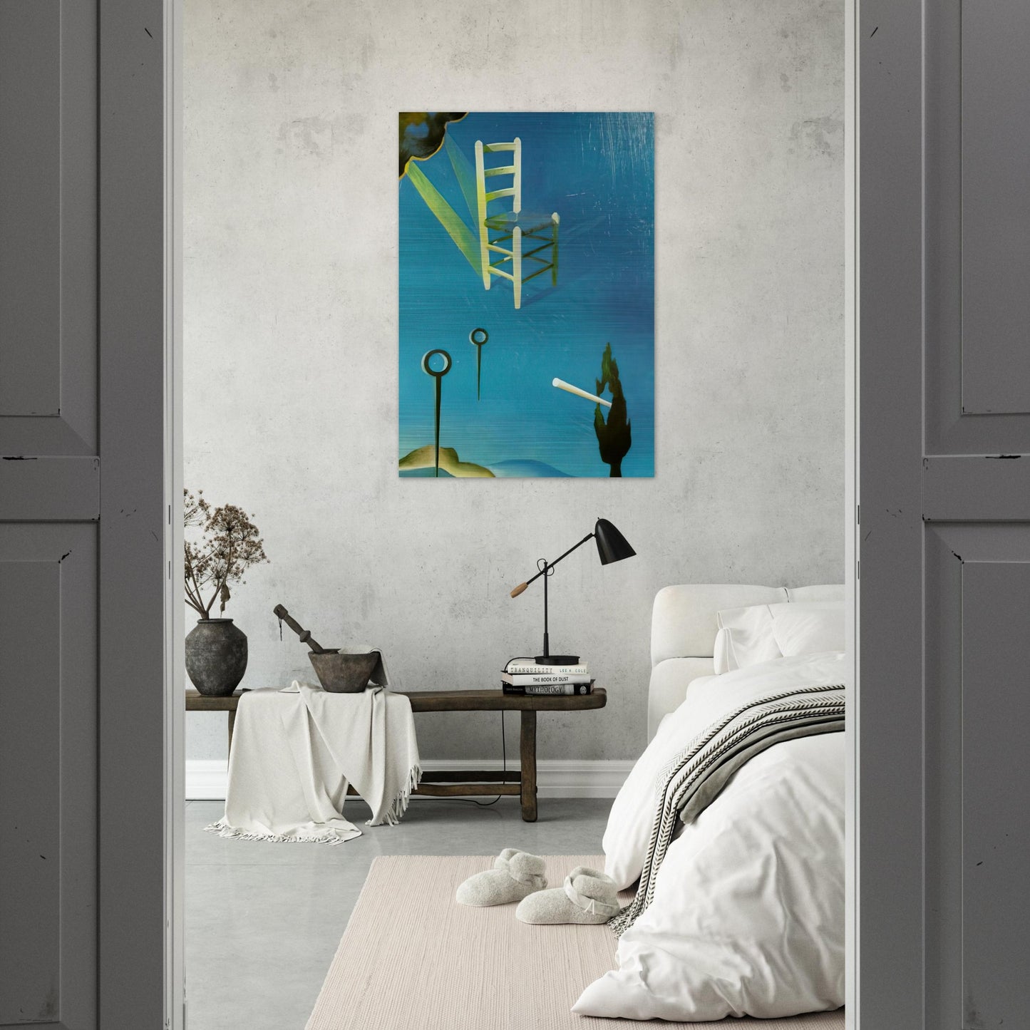 THE CHAIR 1 - Salvador Dali Brushed Aluminum Print - 70x100 cm / 28x40 inches | Salvador Dali Aluminum Print | Salvador Dali Prints