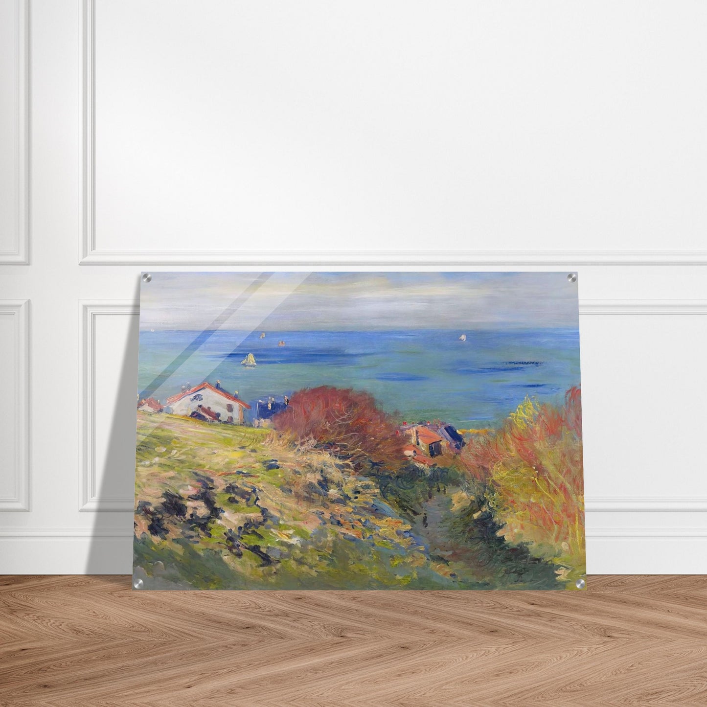 Pourville - claude monet Acrylic Print - 70x100 cm / 28x40″ inches