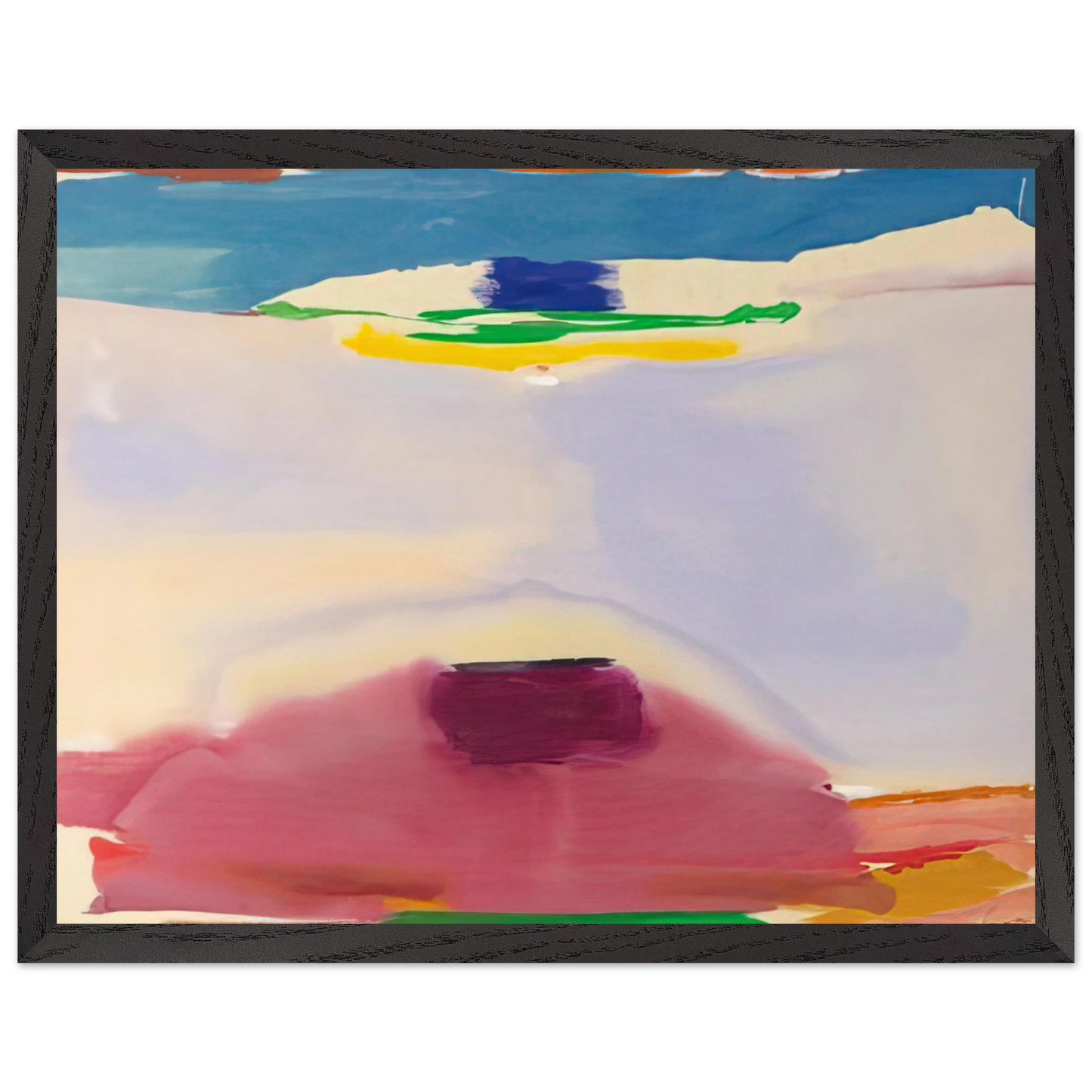 Helen Frankenthaler - Leveling - 1973 Wall art - 45x60 cm / 18x24 inches - Fine Art Poster-canvas - -